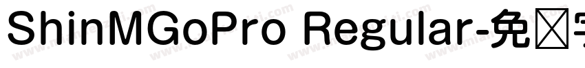 ShinMGoPro Regular字体转换